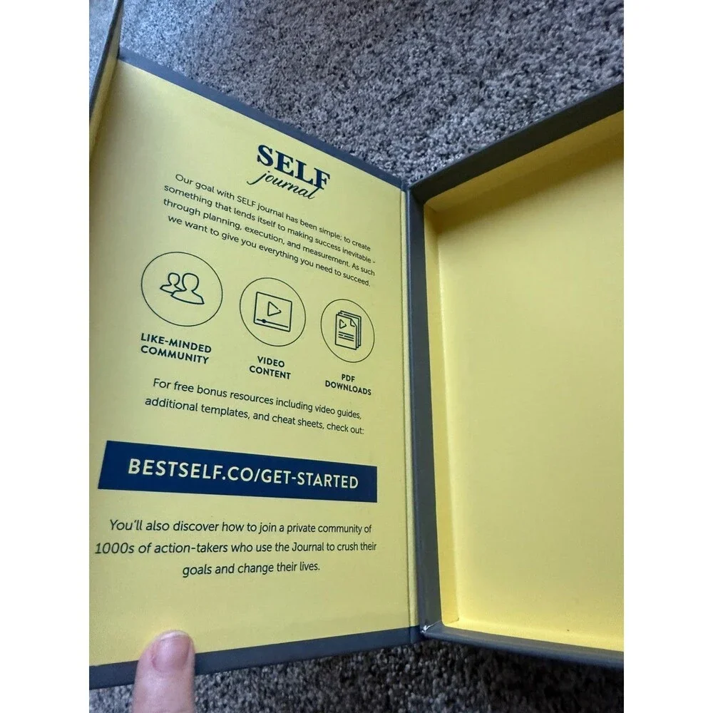 Bestself Co. Self Journal Boxed Charcoal Flagship Edition - Unused